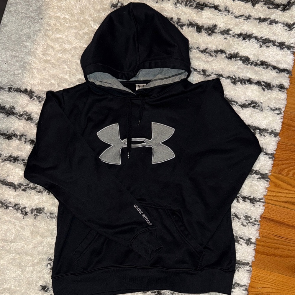 Under Armour Black and Gray Hoodie